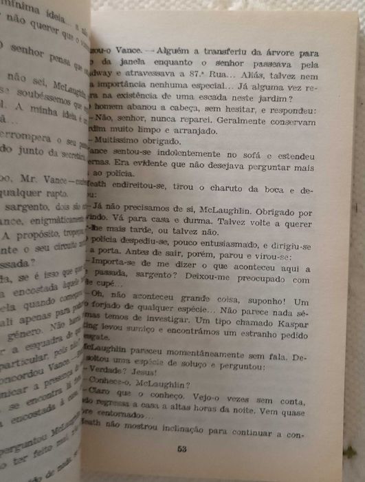 O enigma do raptor inteligente, S. S. Van Dine