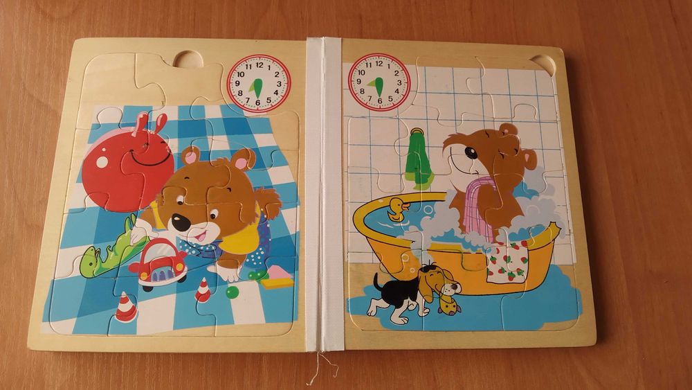 Пазли дерев'янні книжка