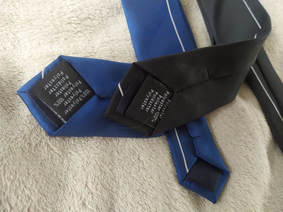 Krawaty 2pak F&F czerń granat