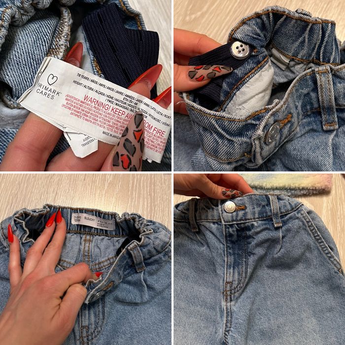 ‼️ кофта Primark 128 7 8 тедді шерпа фліс плюш джинси бермуди палаццо