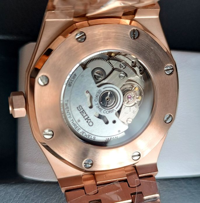 Часы годинник Seiko MOD Audemars з механізмом NH35A
