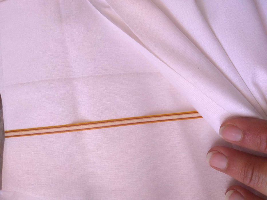 40mts de tecido algodão Casca de ovo para lençóis