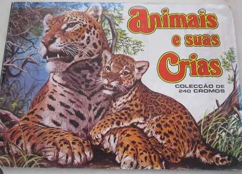 Colecção  Cromos Animais e suas Crias Completa