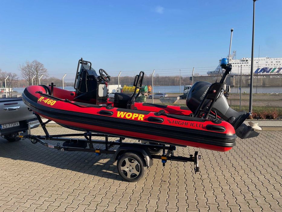 RIB Highfield Patrol 460 - łódź motorowa trenerska, klubowa, ratownicza, robocza
