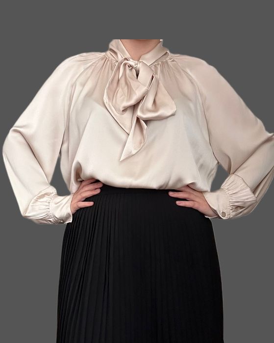 Блуза сатинова Massimo Dutti