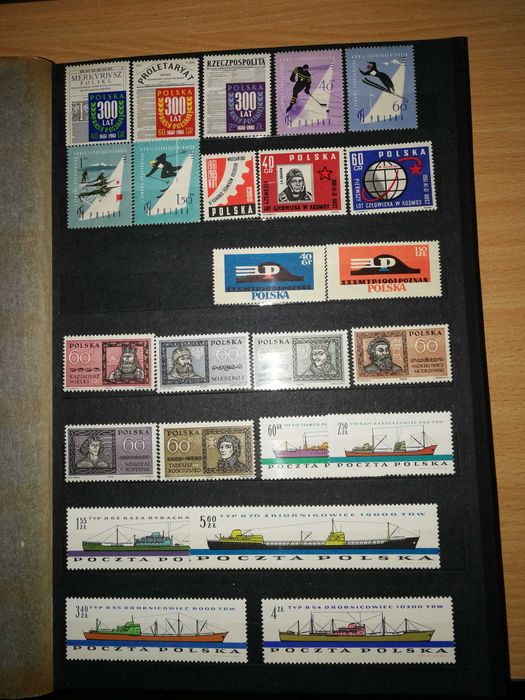 Znaczki polskie, czyste - abonamenty z lat 1961 - 1968