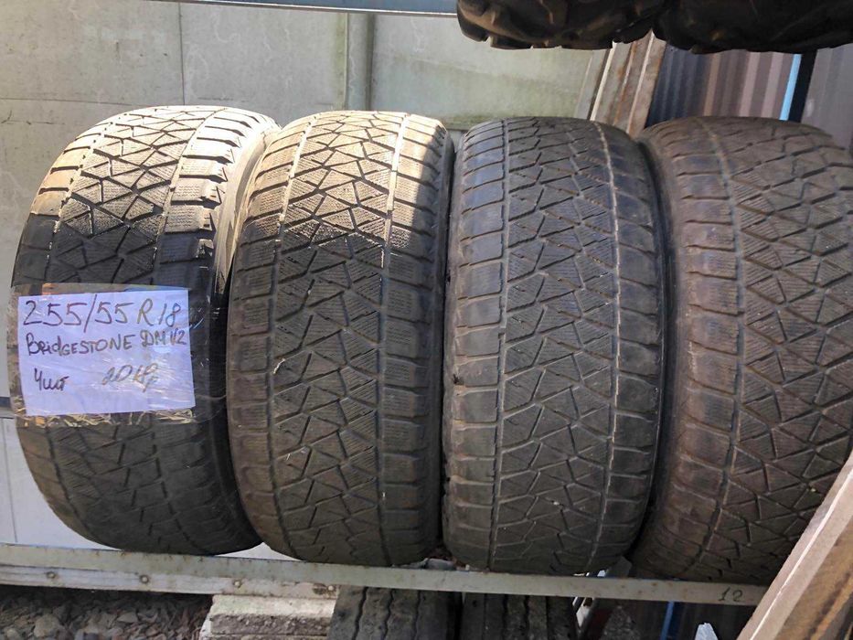 255/55 R 18 Bridgestone Blizzak DM-V2 109T XL 4мм б/у -2шт