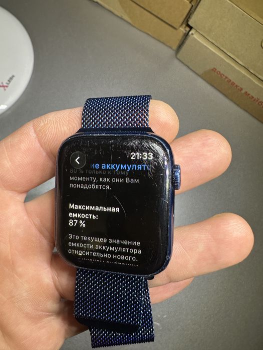 Apple Watch 6 44 mm акб  86%
