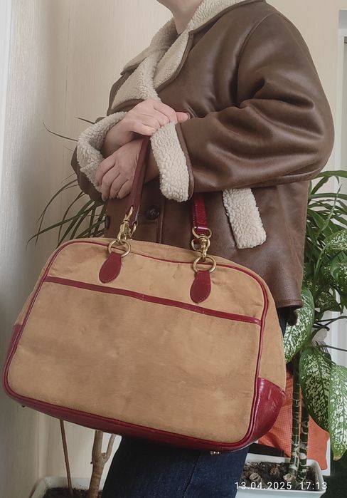 Сумка боулер у стилі miu miu боулінг-сумка шопер Натуральна шкіра