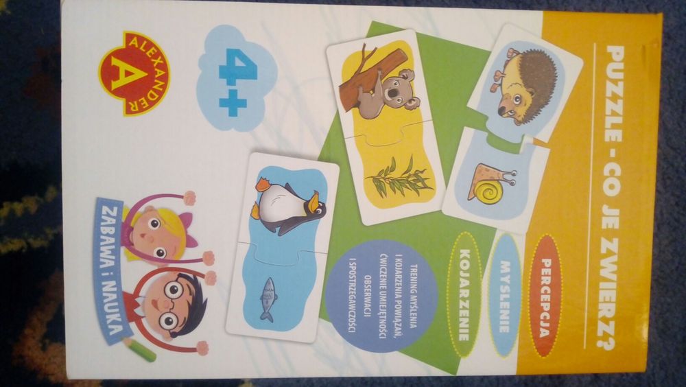 Sprzedam karty edukacyjne co je zwierz?