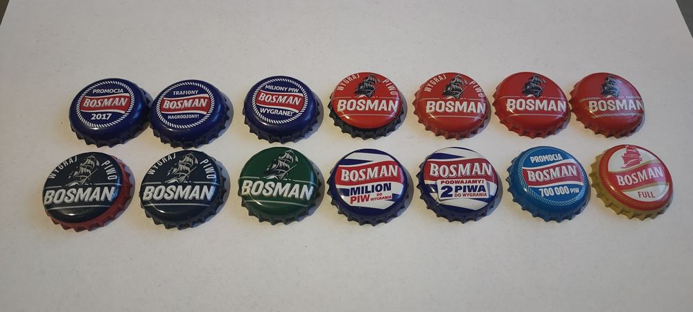 Kapsle Bosman zestaw 14 sztuk