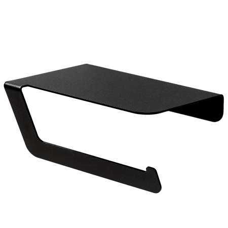 Uchwyt na papier toaletowy PIXEL 2 czarny mat