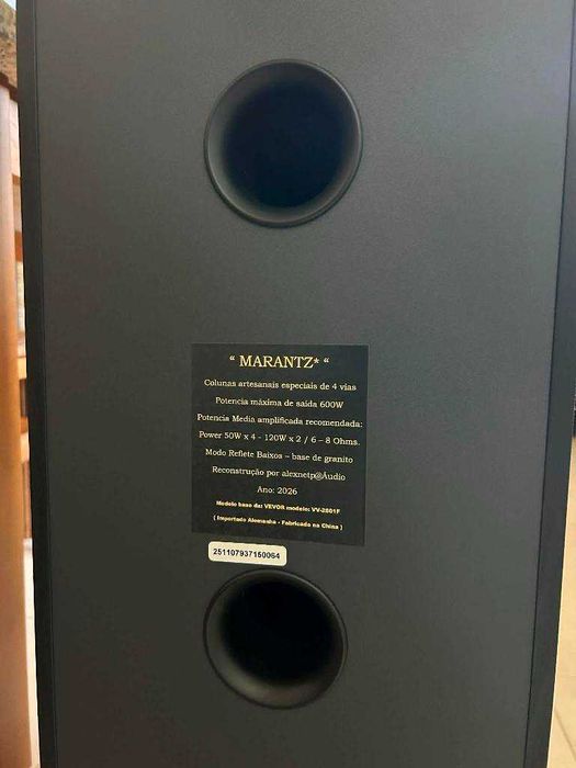 Marantz Colunas Remake artesanais excelentes potentes 600w