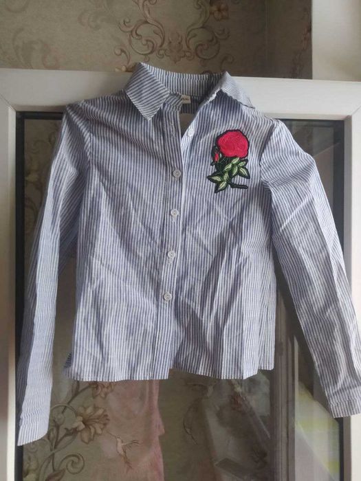 Два шикарных платья и рубашка на рост 122- 128 см