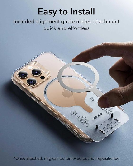 ESR Anel Magnético compatível com MagSafe, kit conversão universal64585738619649120