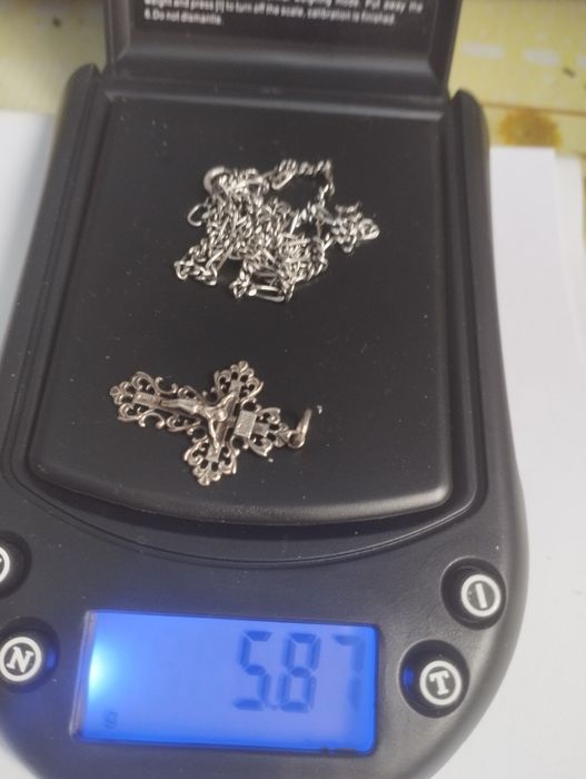 Срібний ланцюжок+ хрест 5,8 грам