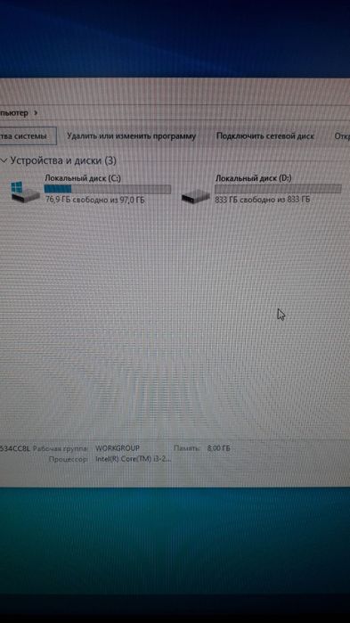 Системный блок Intel CORE i3-2120 CPU 3.30 GHz huntkey корпус