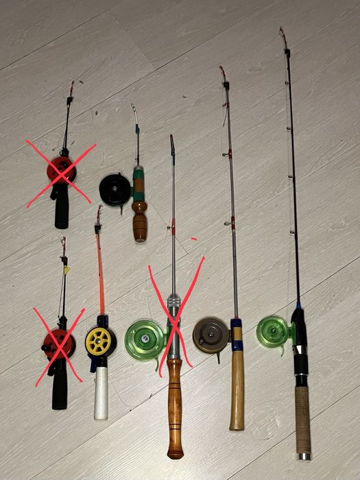 Зимові вудки вудильники