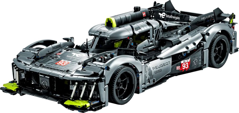 Конструктор Пежо Peugeot 9X8 24H Le Mans Hybrid Hypercar (1:1 LEGO)