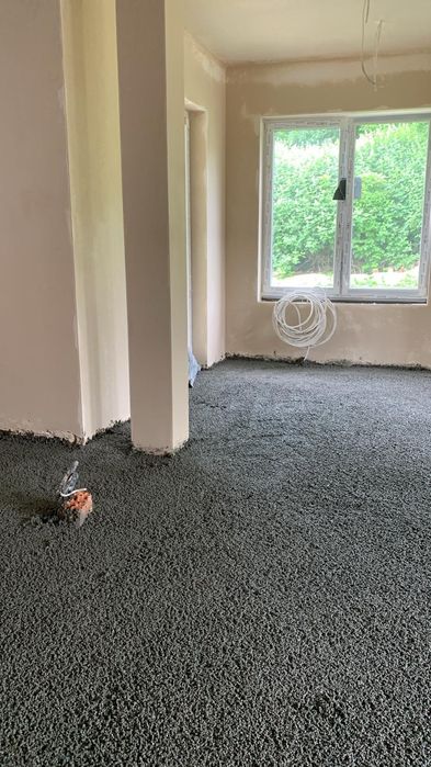 Styrobeton laserowe nanoszenie poziomu