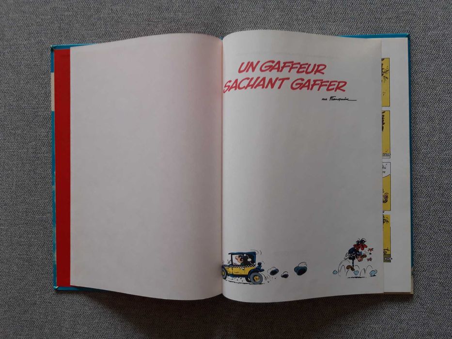 BD gaston Lagaffe "Un gaffeur sachant gaffer"