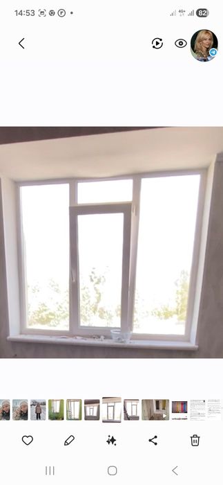 Окно 162 см *194 см