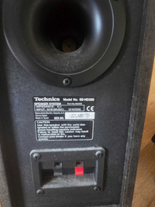 Technics HD350 komplet | CD, kasety, radio, pilot | Sprawny