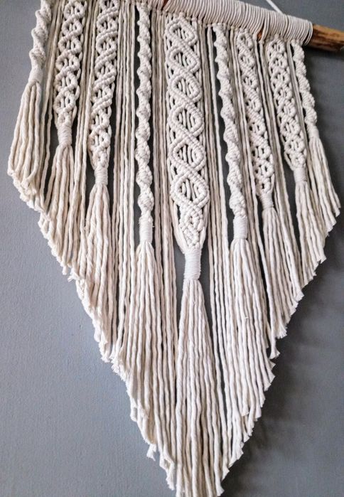 Makrama duża Boho Home dekoracja ślubna