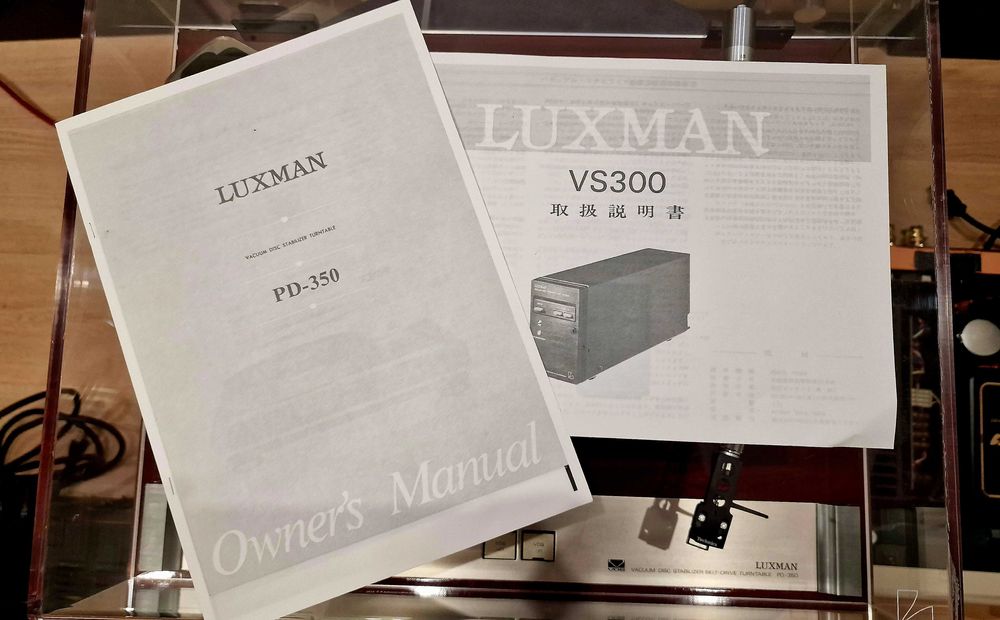 Piękny gramofon Luxman PD350 z pompą VS300