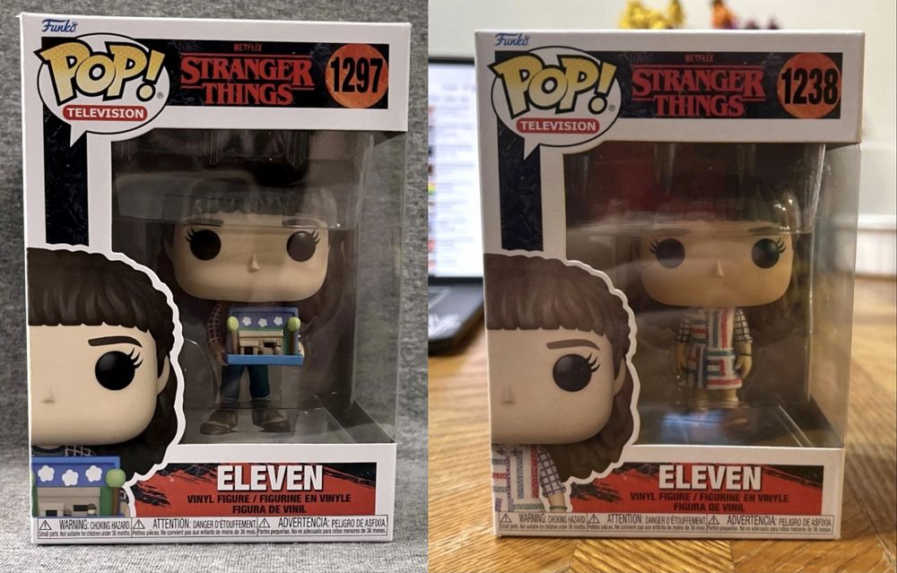 Фігурки Funko Pop! Eleven #1238 #1297 Stranger Things Дивні дива