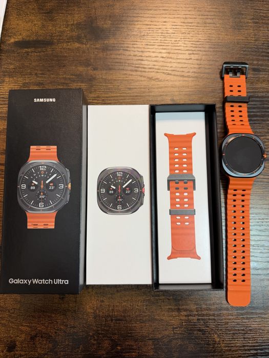 Samsung Galaxy Watch Ultra LTE 47 mm Titanium Gray – stan jak NOWY – komplet
