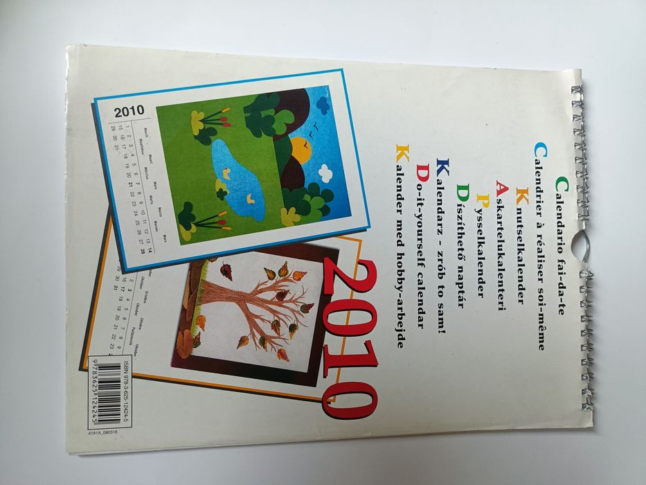 Kalendarz 2010 do uzupelnienia