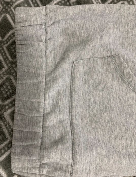 Szara bluza sportowa oversize