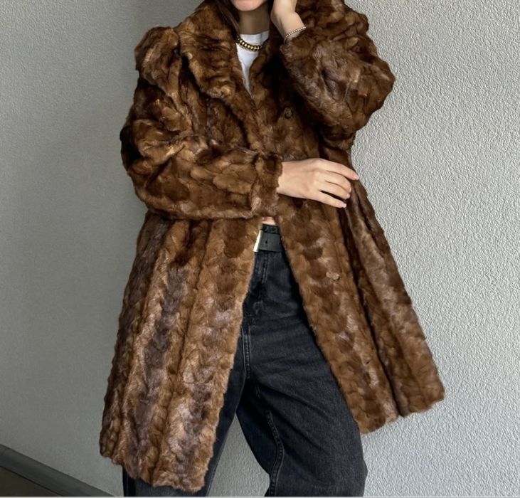 Вінтажна норкова шубка