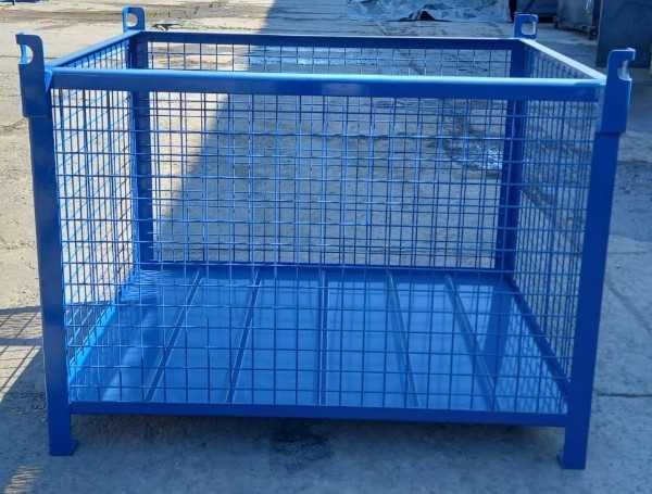 Siatkowy kosz do układania w stos 1200 x 800 x 600