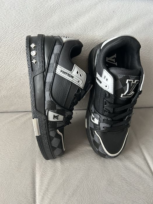 Buty LV Trainer Sneaker Black Monogram rozmiar 37