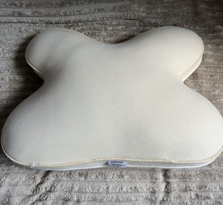 Килим овальний оливково-бежевий, подушка ортопедична