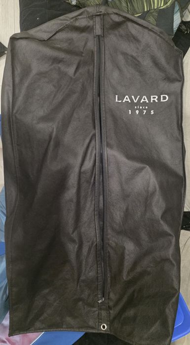 Garnitur niebieski Lavard 176cm + pokrowiec