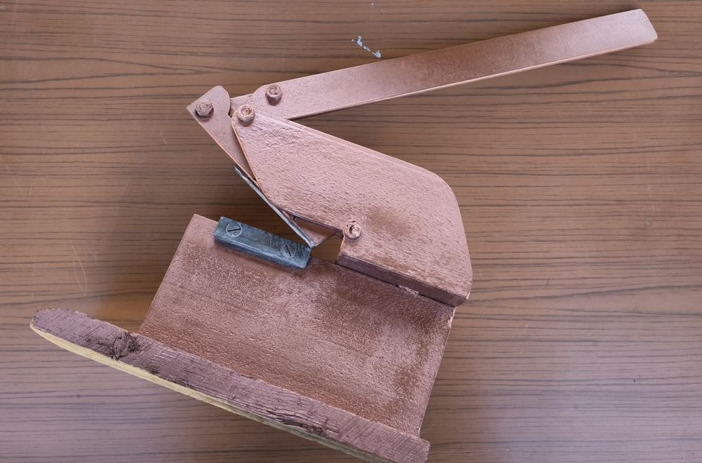 Nożyce gilotynowe do metalu nóż 100 mm