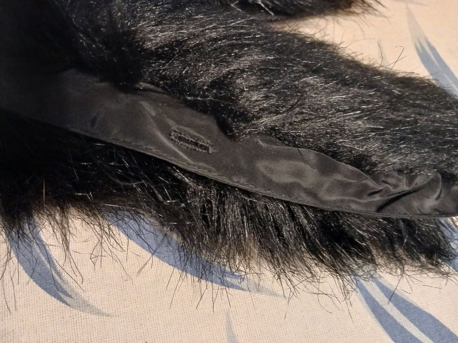 Мех-опушка 100% чернобурка на капюшон,мех на воротник.