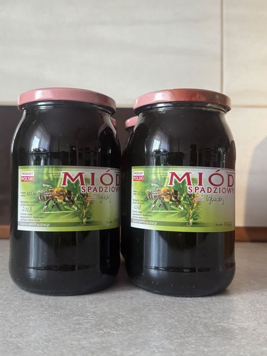 Miód spadziowy - 6 słoików