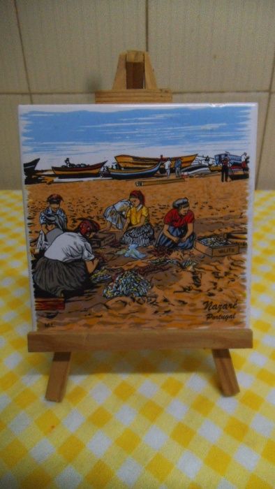 Azuleijo/Decoração lembrança de Nazaré-Portugal