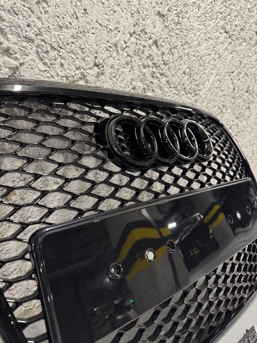 Grill, atrapa zderzak, kratki, plaster miodu. Audi A6 C6