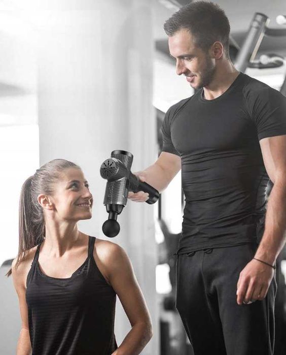 NOWY Masażer Pistolet Do Masażu Pleców Ciała Pleców Karku Ciała Szyji