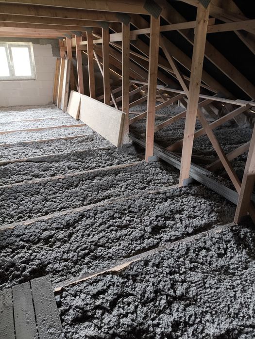 Ocieplenie metodą wdmuchiwania Celulozy i Wełny