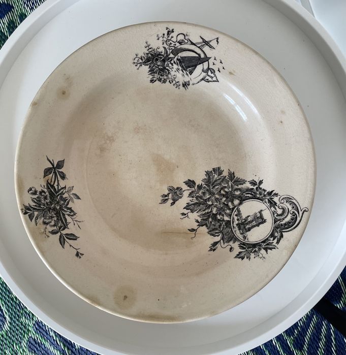 Antique decorative plate