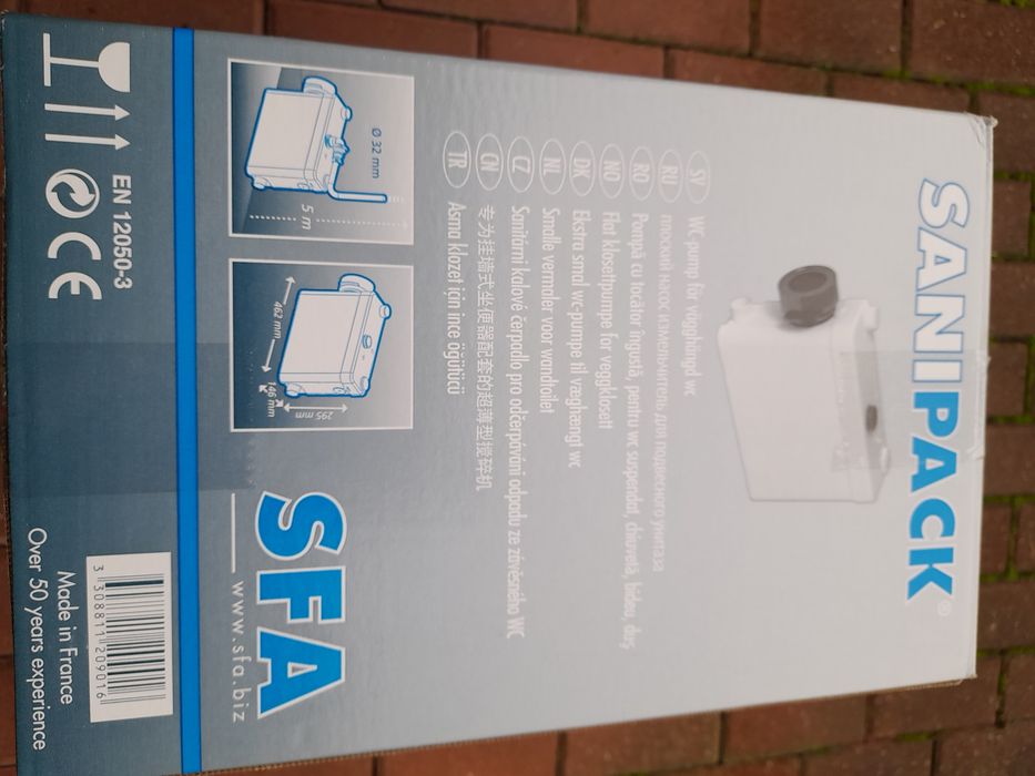 SFA Sanipack pompa rozdrabniacz