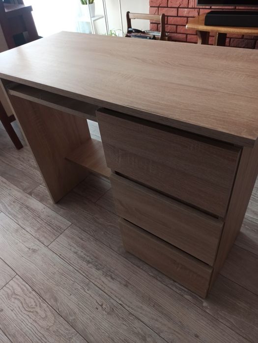 Biurko szkolne dąb sonoma