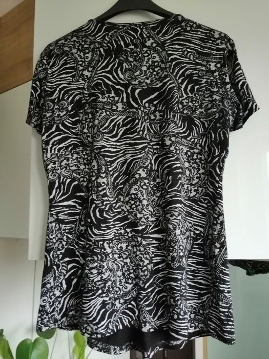 Bluzka ciążowa czarno biała Orsay M L