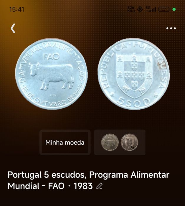 Moeda de 5 escudos